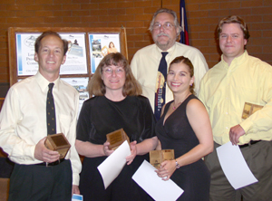 Pictured: Cameron Gloss, Karen McWilliams, Bud Frick, Chris Romero and Adam Thomas.