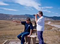binocular user at CFP