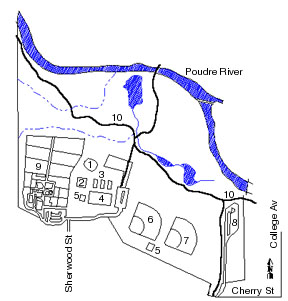 Facilities Map of Lee Martinez Park