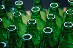 green bottles (photograph)