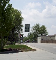 Entrance off Riverside