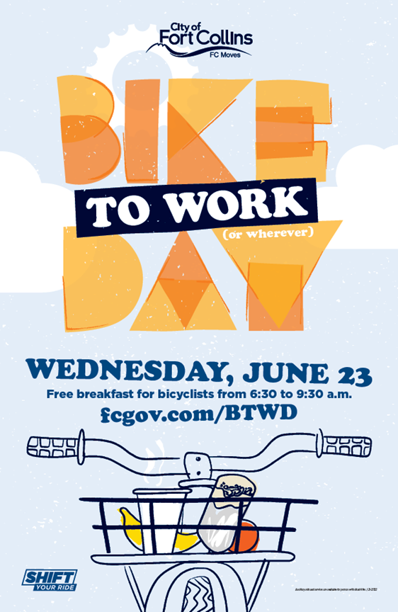 Bike to Work Day City of Fort Collins