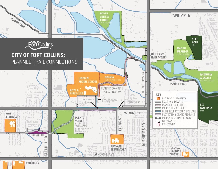 Vine Drive Pedestrian and Bike Improvements - City of Fort Collins